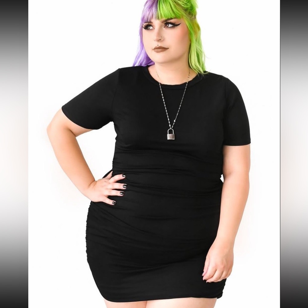 Luxxy Ruched Bodycon Dress